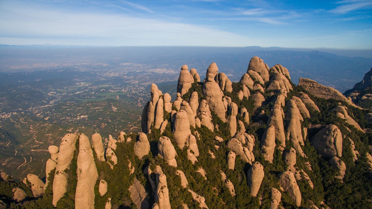 Paysage de Montserrat, Espagne
